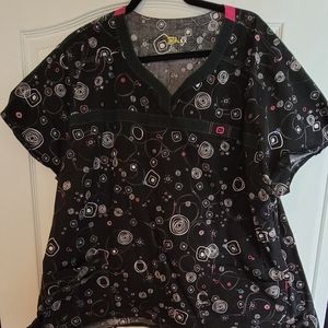 4X Women's Scrub Top